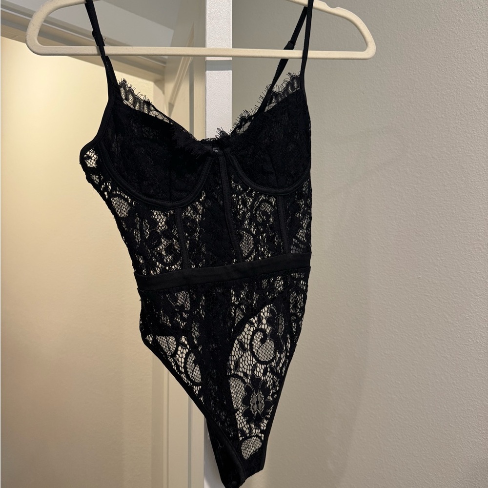 Black Lace Bodysuit